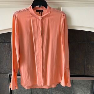 Donna Karan Silk peach blouse